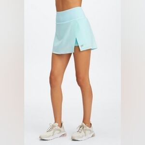 Fabletics womens stow pocket skort in light blue size small